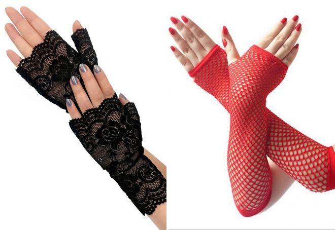 женские летние перчатки митенки