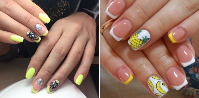 summer jacket on nails with a pattern