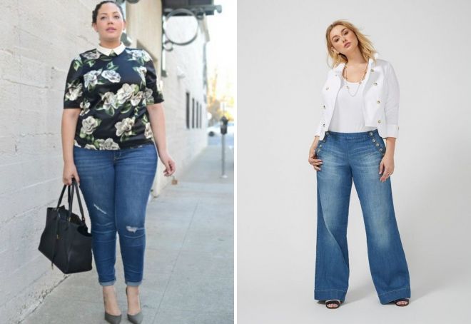джинсы для полных женщин после 40