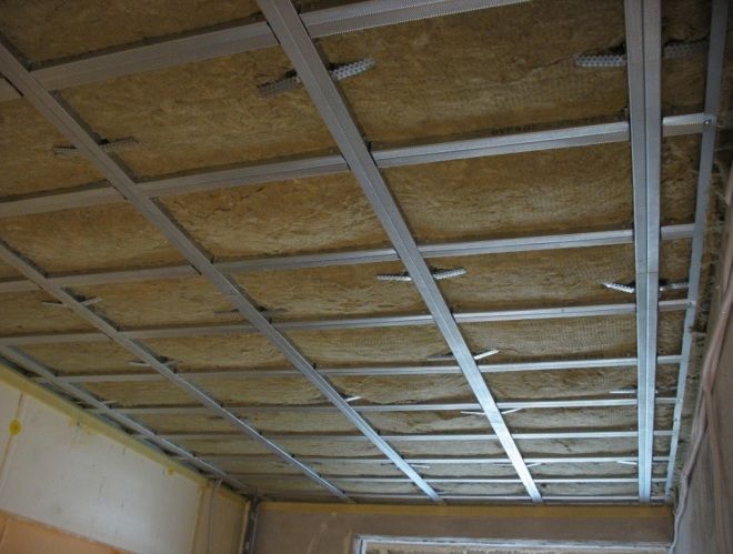 каркасная шумоизоляция для потолка