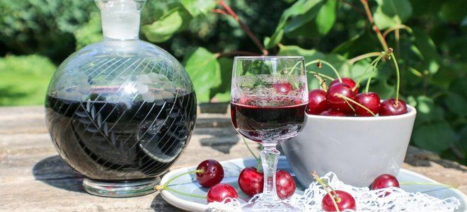 вино из вишни на спирту