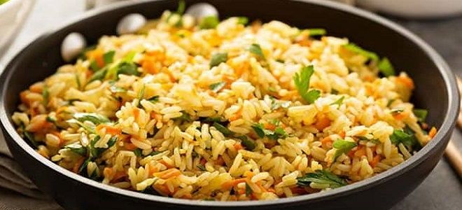 пропаренный рис с овощами рецепт