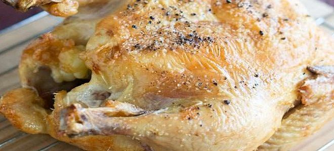 рецепт курицы на соли в духовке целиком
