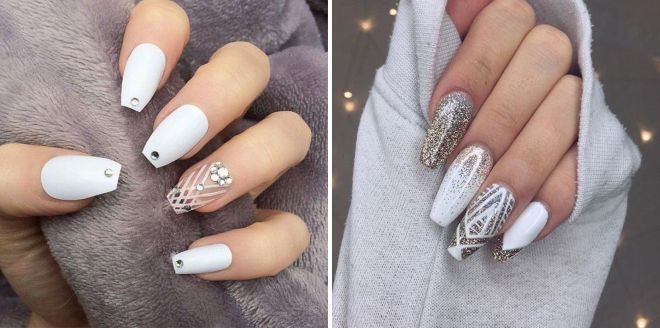 beautiful winter nail design