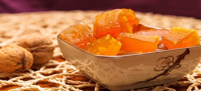 цукаты из тыквы с апельсином