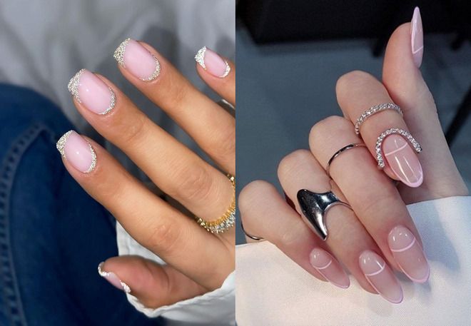summer french manicure