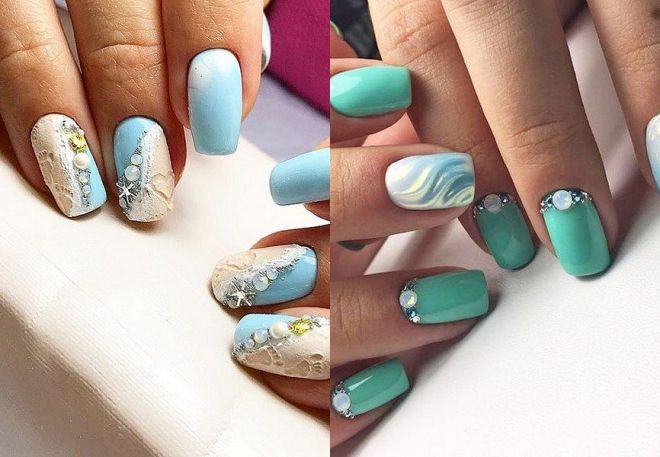 fashion trends of manicure at sea 2022