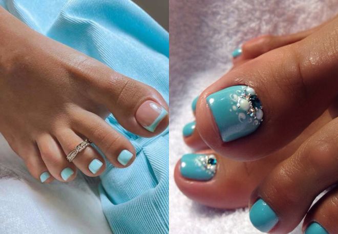 mint pedicure for summer