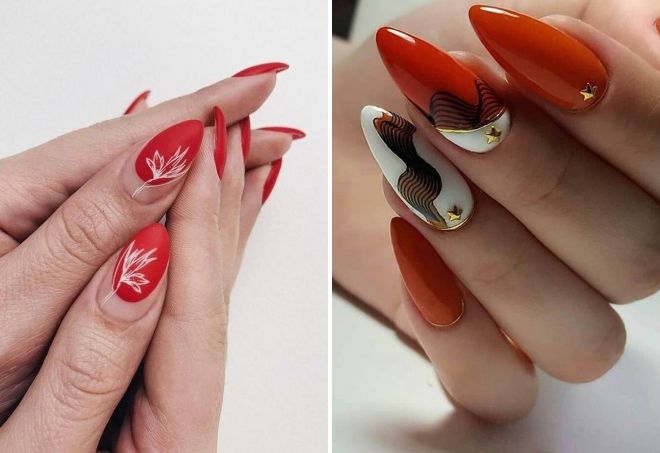 chic summer manicure with design