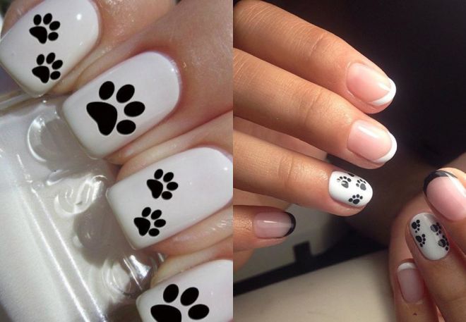 tiger paw on nails