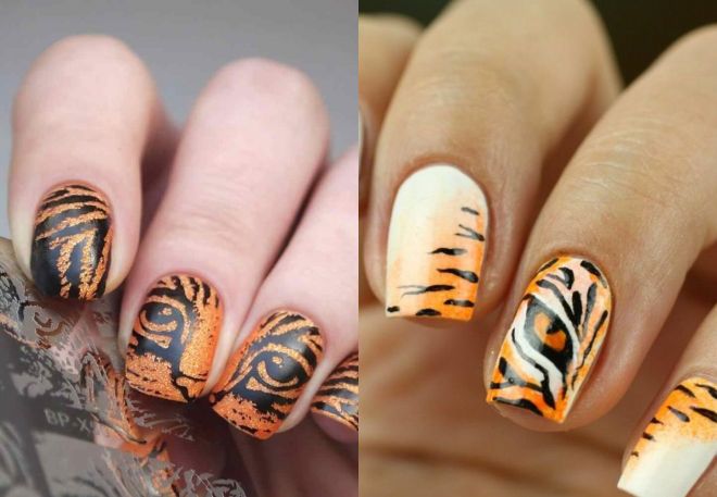 eye of the tiger on nails