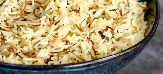 рис по турецки с вермишелью на сковороде