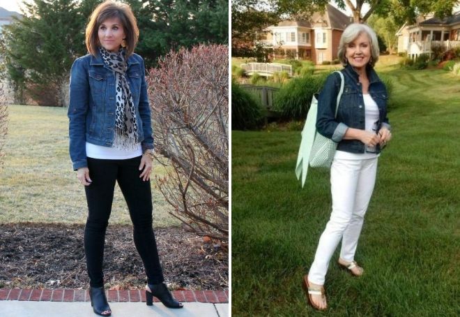 джинсовая куртка для женщин 50 лет