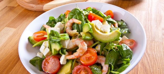 простой и быстрый салат с авокадо рецепт