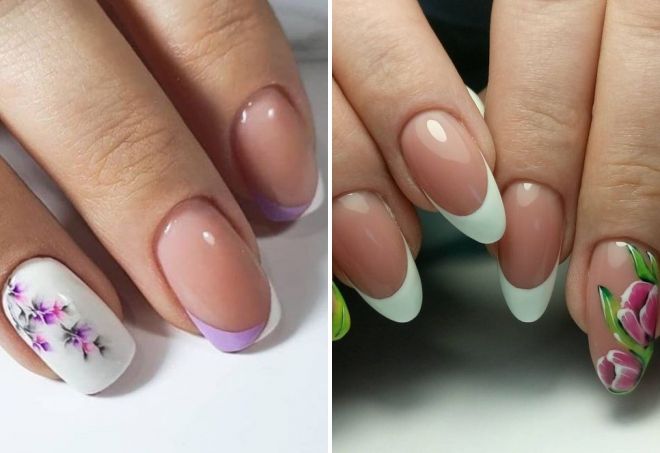 french manicure for spring
