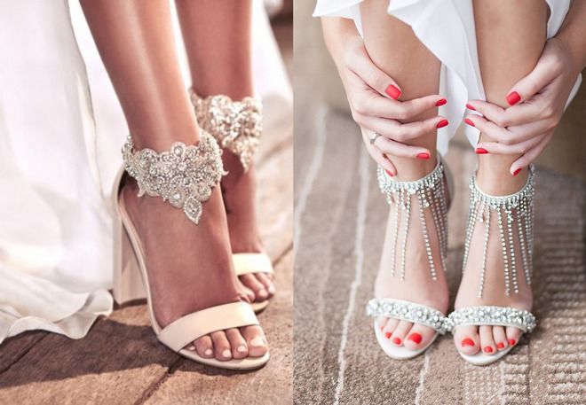 красивые свадебные туфли для невесты