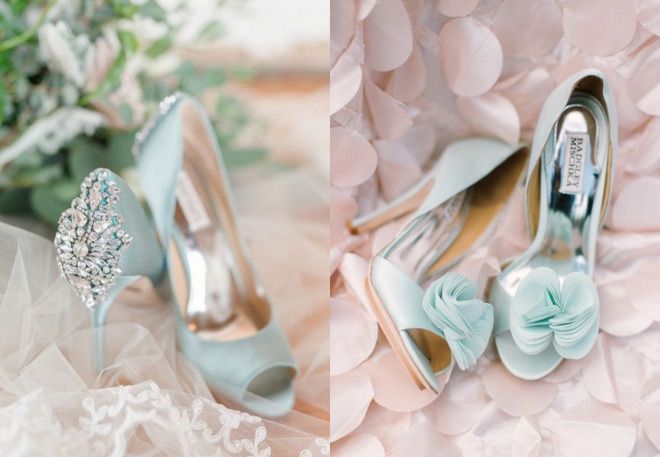 голубые туфли на свадьбу