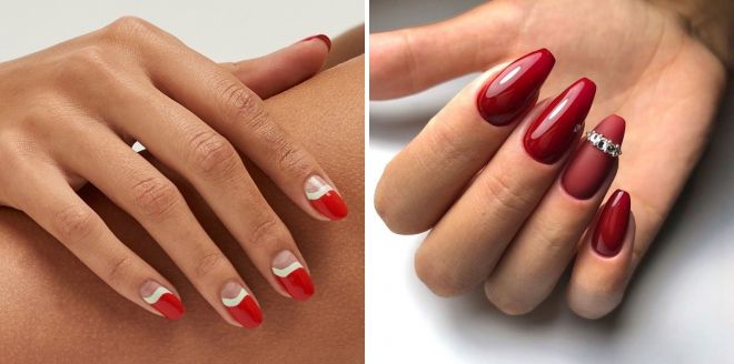 red manicure for summer 2020