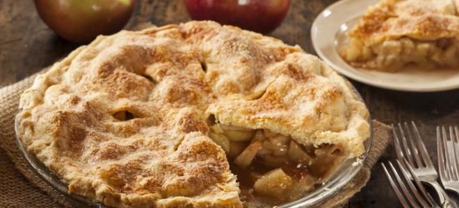 рецепт классического американского яблочного пирога
