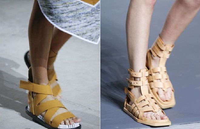какие женские сандалии в моде летом 2022