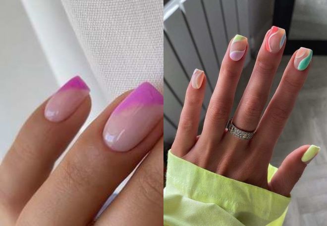 french for short nails summer 2022