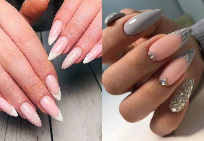 french manicure for summer 2022 for long nails
