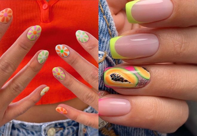 manicure ideas for short nails for summer 2022