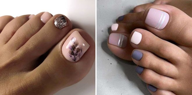 trendy pedicure colors for summer 2022