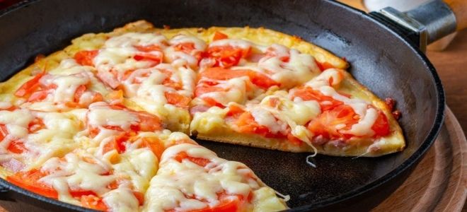 Как приготовить пиццу на сковороде