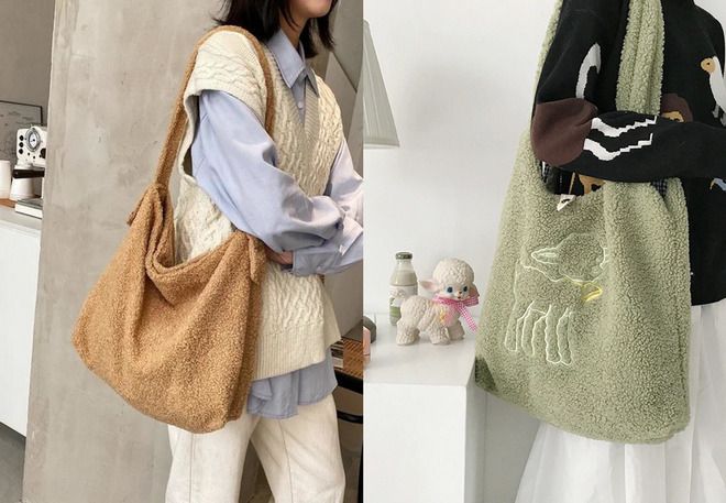 модные женские текстильные сумки