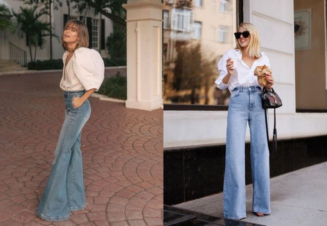 женские модные джинсы