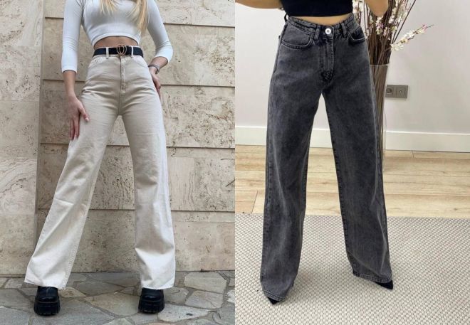 широкие женские джинсы 2023