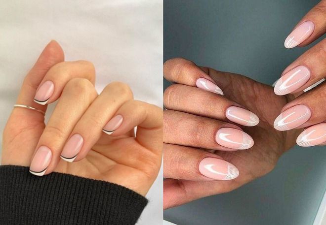 gentle french manicure