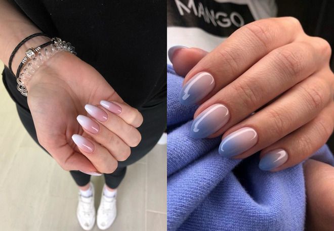 french gradient manicure