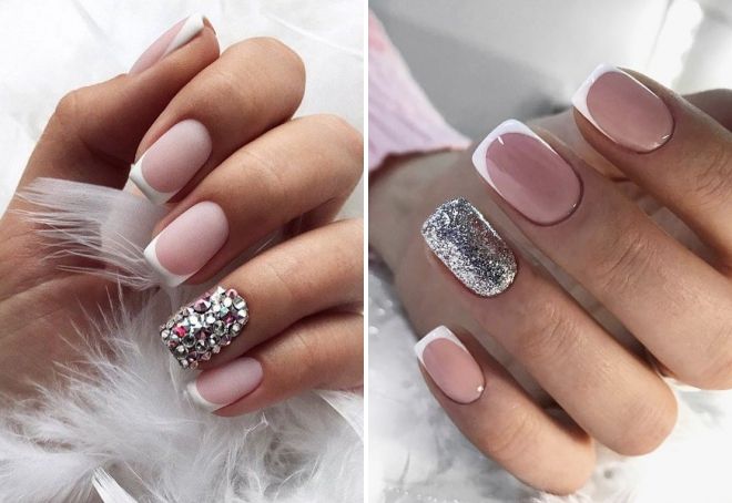 french winter manicure