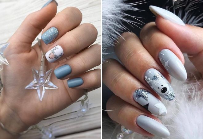 manicure winter patterns