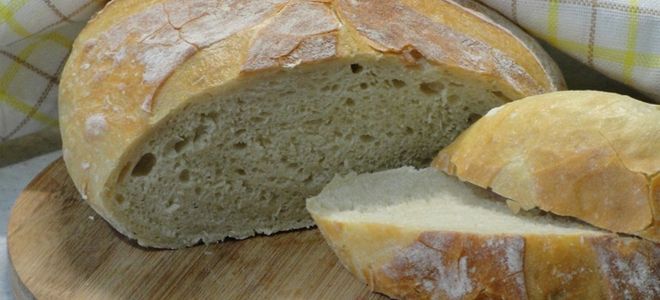 хлеб домашний в духовк  на сухих дрожжах