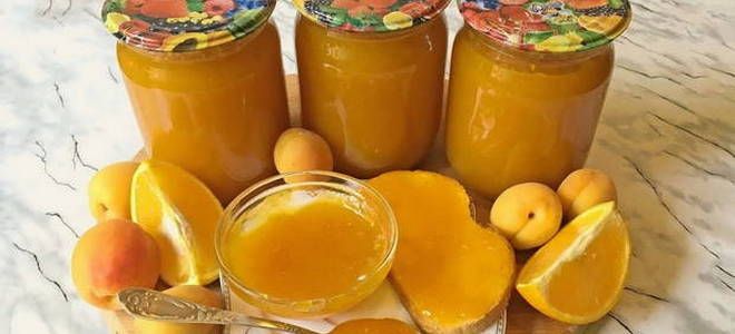 рецепт абрикосового варенья с апельсином на зиму