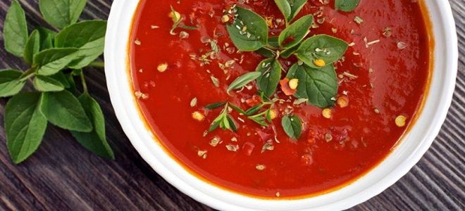 суп с вялеными помидорами