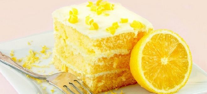 рецепт наивкуснейшего лимонного торта