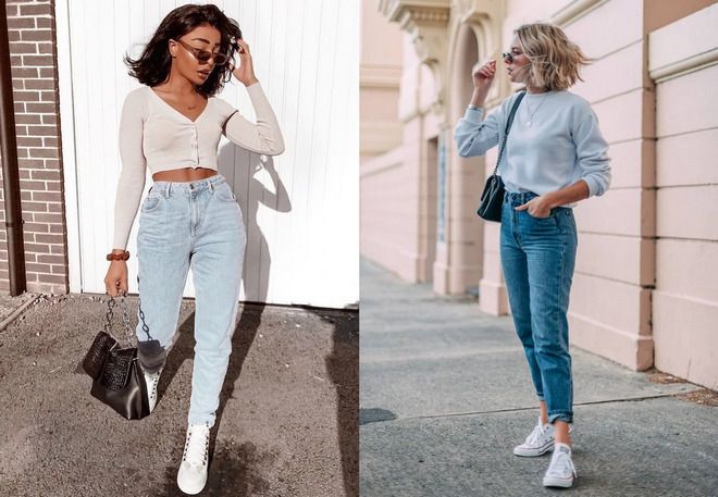мода на женские джинсы весной и летом 2022