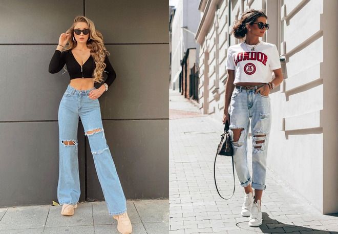 модные женские джинсы весной летом 2022