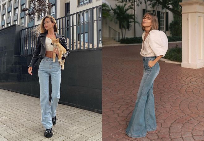 мода на женские джинсы весной и летом 2022