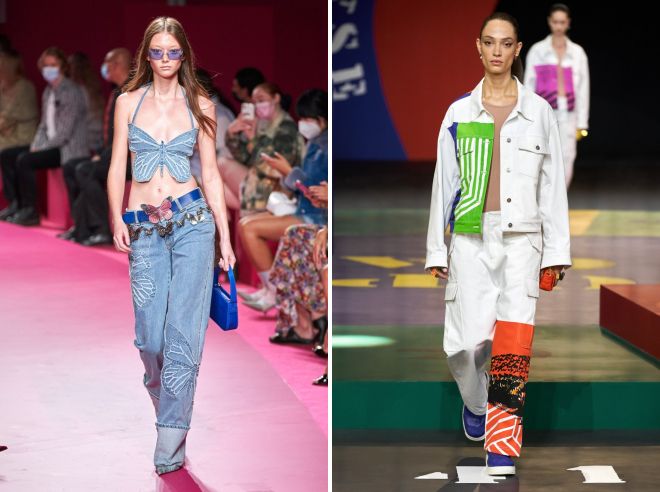 fashionable women's jeans for the summer of 2022