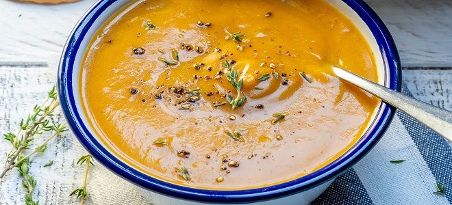 крем суп из тыквы в мультиварке