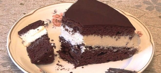 бисквитный торт эскимо