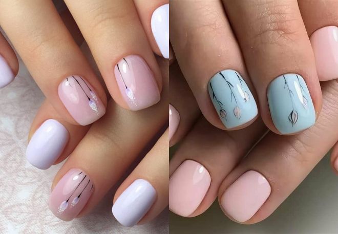 types of manicure for short nails