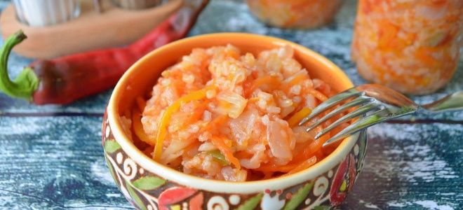 салат на зиму с рисом и помидорами