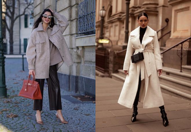 модные тенденции женских демисезонных пальто 2022