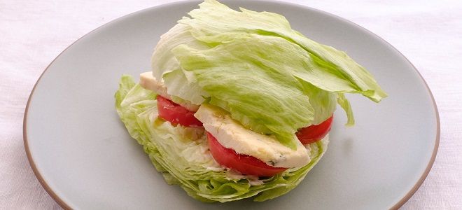 как приготовить салат айсберг